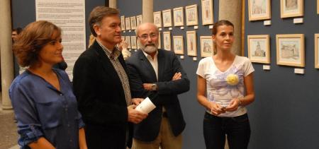 Imagen Gonzalo Perlado expone en la Diputación 120 acuarelas de iglesias de la provincia